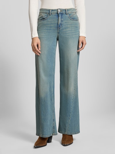 OPUS PANTS Wide Fit Jeans im Used-Look Modell 'Melly cooles' Hellblau 4