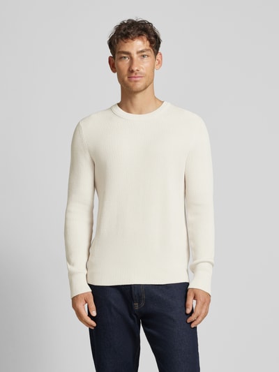 JAKE*S STUDIO MEN Gebreide pullover met ronde hals Kit - 4