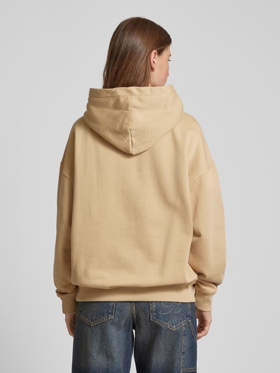 Pegador Oversized hoodie met statement- en labelprint, model 'WAYRUNA' Zand - 5