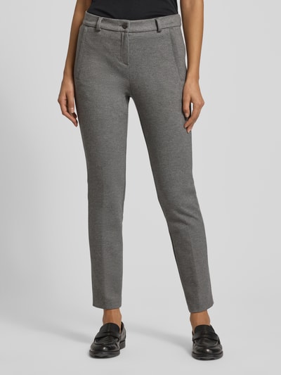 Raphaela By Brax Stoffen broek met Franse steekzakken, model 'Lillyth' Middengrijs - 4