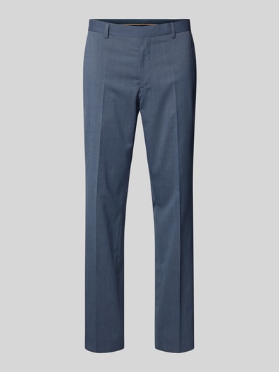 BOSS Regular Fit Anzughose mit Schurwoll-Anteil Modell 'LEON' Bleu 2
