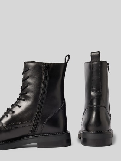 Geox Kozaki sznurowane z zamkiem błyskawicznym model ‘SERILDA’ Czarny 2