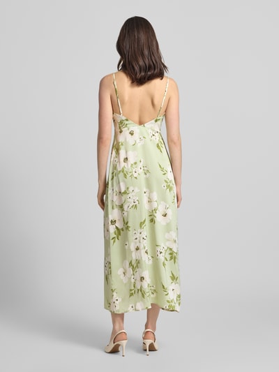 VILA Midikleid im Allover-Look Modell 'RAVENNA' Schilf 5