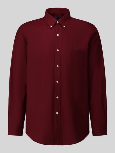 Polo Ralph Lauren Koszula casualowa o kroju custom fit z mieszanka bawełny Bordowy 2