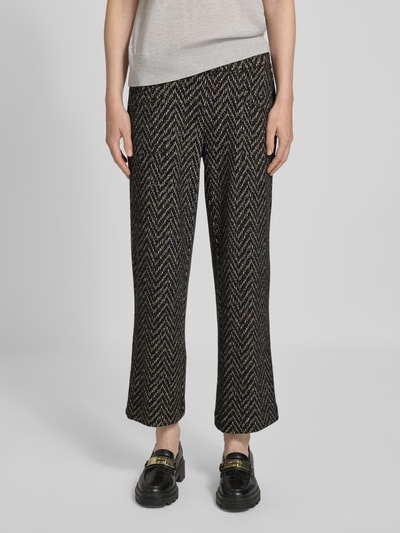 TONI Stoffen broek met verkorte pasvorm, model 'SUE' Zwart - 4