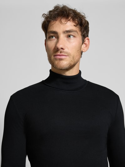 Marc O'Polo Regular Fit Langarmshirt aus reiner Baumwolle Black 3