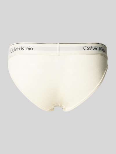 Calvin Klein Underwear Slip mit elastischem Logo-Bund Offwhite 3