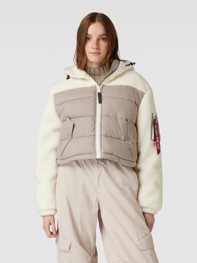 Alpha Industries Steppjacke mit Teddyfell Sand 4