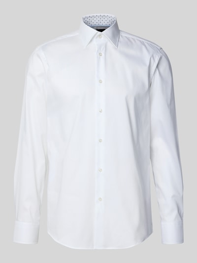 BOSS Regular Fit Businesshemd aus reiner Baumwolle Weiss 2