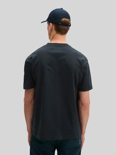 Marc O'Polo Loose Fit T-Shirt aus reiner Baumwolle Marine 5