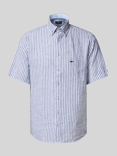 Fynch-Hatton Vrijetijdsoverhemd met knoopsluiting Marineblauw - 2