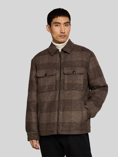 Tom Tailor Hemdjacke mit Label-Detail Beige 4