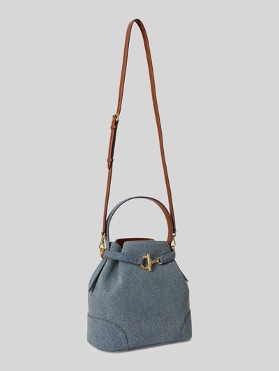 Lauren Ralph Lauren Torebka do ręki z denimu Niebieski 2