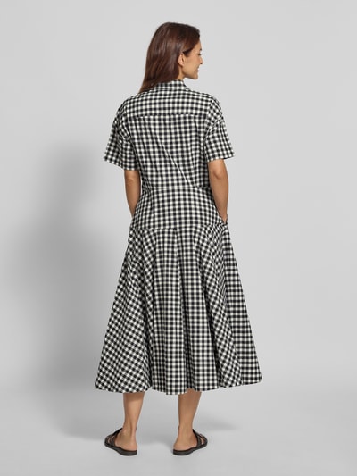 Polo Ralph Lauren Midi-jurk met blousekraag Zwart - 5