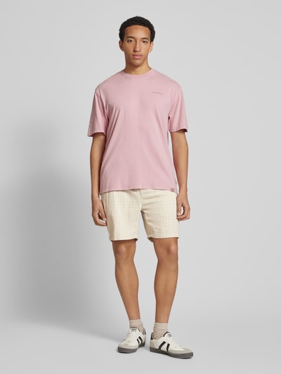 Only & Sons Loose Fit Shorts aus Viskose-Mix mit Leinen-Anteil Modell 'TEL' Beige 1