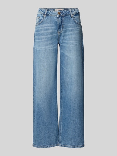 GUESS Low Rise Baggy Fit Jeans mit Eingrifftaschen Modell 'WIDE LOW' Hellblau 1