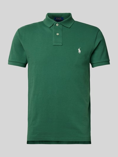 Polo Ralph Lauren Poloshirt mit Label-Stitching Smaragd 2