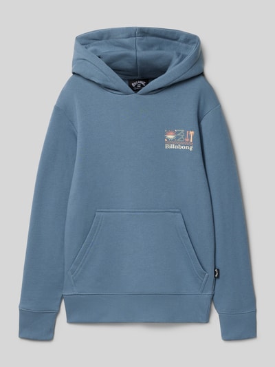Billabong Hoodie mit Känguru-Tasche Rauchblau 1