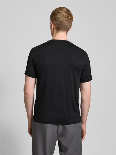 EA7 Emporio Armani T-Shirt mit Label-Print Modell 'VENTUS7' Black 5