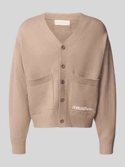 ANOTHER COTTON LAB Strickjacke mit Knopfleiste Beige 2