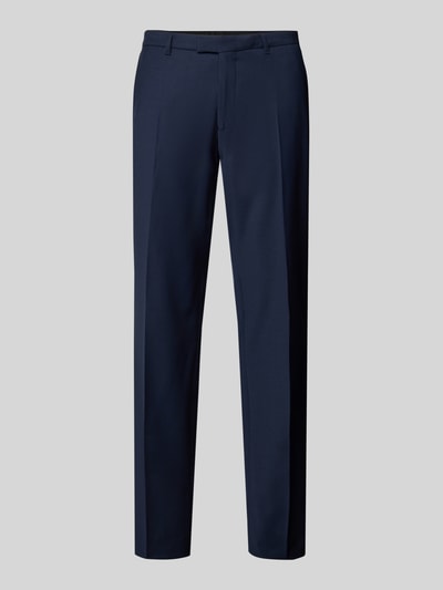 Productfoto, Slim Fit Anzughose met wolmix, model 'Piet' - 'Drynamic' van DRYKORN, donkerblauw, ademend, waterafstotend, rechte pijpen