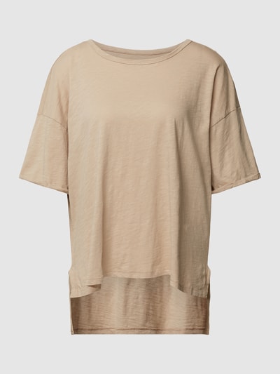 Only Oversized T-Shirt mit Rundhalsausschnitt Modell 'WORLD' Beige 2