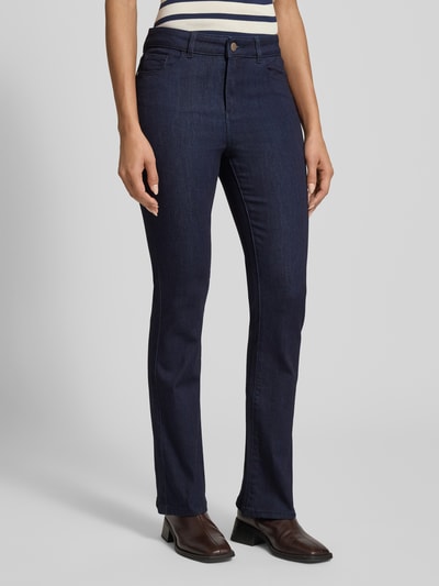 Christian Berg Woman Jeansy bootcut z 5-kieszeniowym krojem Granatowy 4