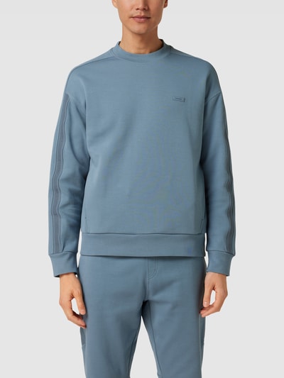 CK Calvin Klein Sweatshirt mit Label-Details Hellblau 4