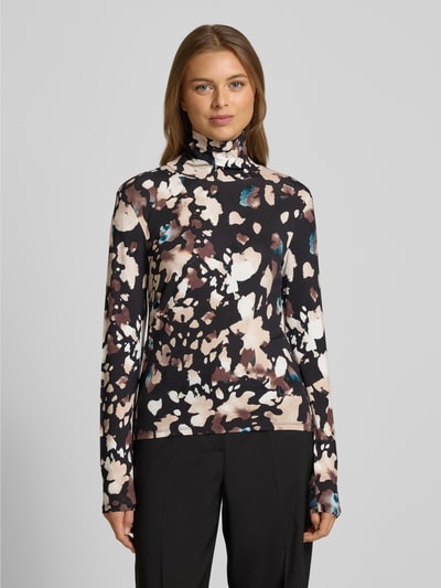 Tom Tailor Denim Regular fit shirt met lange mouwen van viscosemix Middenbruin - 4