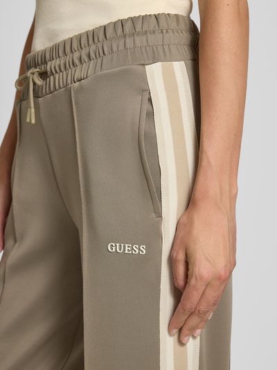 Guess Activewear Sweatpants met elastische band, model 'YARROW' Lichtbruin - 3