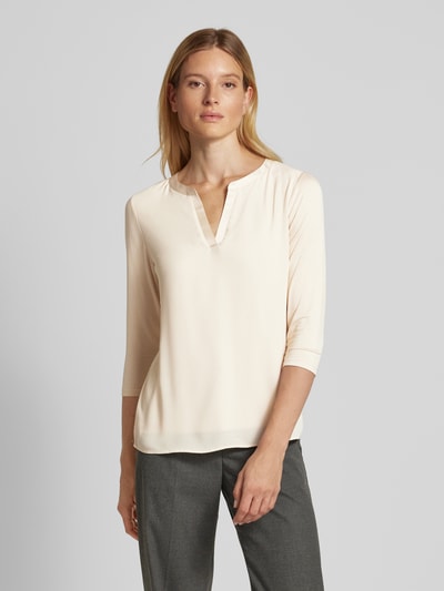 comma Shirt met 3/4-mouwen Zand - 4