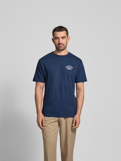 Kenzo T-Shirt aus reiner Baumwolle Marine 4