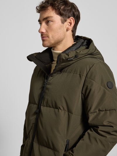 khujo Steppjacke mit Kapuze und Zweiwege-Reißverschluss Modell 'LEAR' Oliv 3