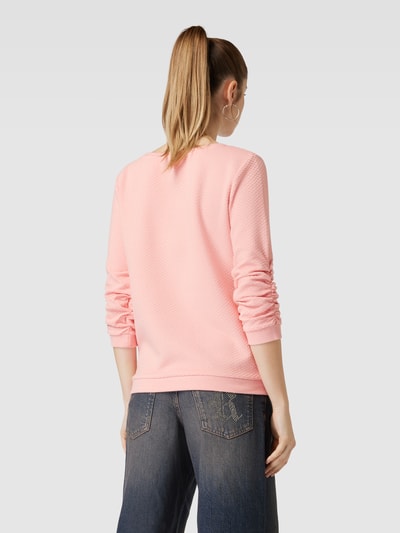 Tom Tailor Denim Sweatshirt met 3/4-mouwen in effen design Roze - 5