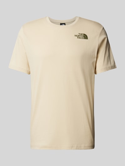 The North Face T-Shirt mit Label-Print Modell 'GRAPHIC' Beige 2