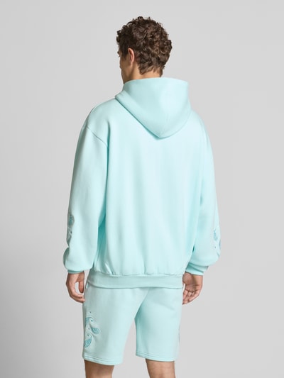 KARL KANI Hoodie met capuchon Oceaanblauw - 5