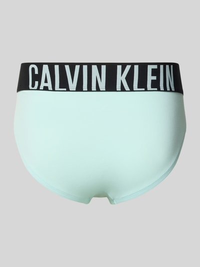 Calvin Klein Underwear Slim Fit Hip Brief mit Logo-Stitching im 3er-Pack Hellblau 3
