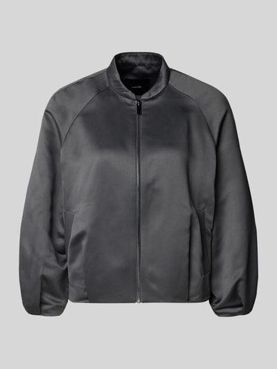 Someday Blouson mit Stehkragen und Reißverschluss Modell 'NORIELLA' Mittelgrau 2