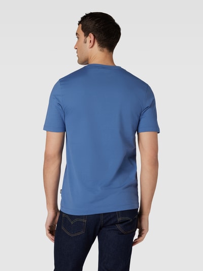 BOSS T-Shirt mit Label-Print Modell 'Tiburt' Bleu 5