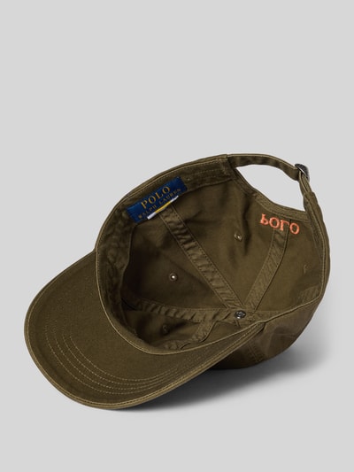 Polo Ralph Lauren Baseballpet met labelstitching Kaki - 2