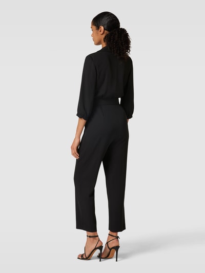 Jake*s Collection Jumpsuit mit Bindegürtel Black 5