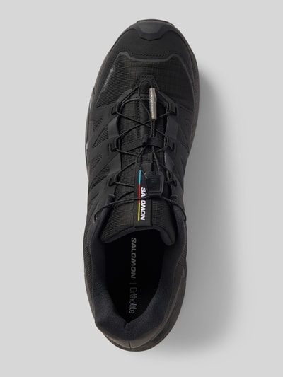 Produktfoto, Sneaker mit geprofileerde zool Model 'XC ROAM GTX' van Salomon, heren sneakers met afgeronde punt, vetersluiting, logoprint, hakhoogte maat 44: 4 cm, schachthoogte maat 44: 8 cm, schachtbreedte maat 44: 8 cm, zwart met gestructureerde texturen