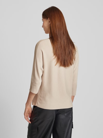 comma Gebreide pullover met 3/4-mouwen Zand - 5