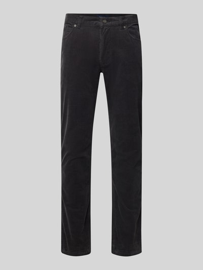 Christian Berg Men Corduroy broek met 5-pocketmodel Antraciet - 2
