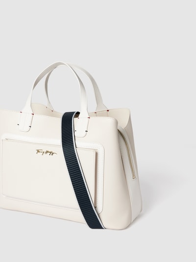 Tommy Hilfiger Handtasche mit Label-Applikation Offwhite 3