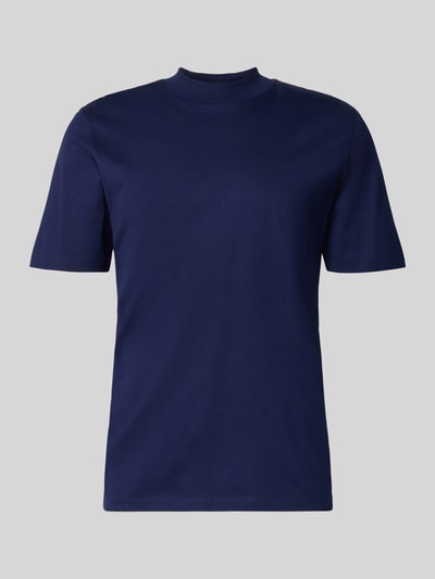 HUGO Slim Fit T-Shirt aus reiner Baumwolle Modell 'DIMERSOM' Marine 2