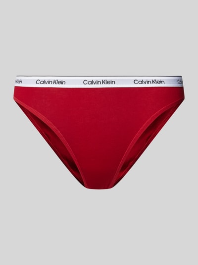 Calvin Klein Underwear String mit elastischem Label-Bund Rot 1