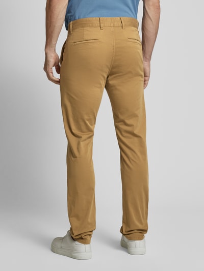 BOSS Orange Slim Fit Chino mit seitlichen Eingrifftaschen Camel 5