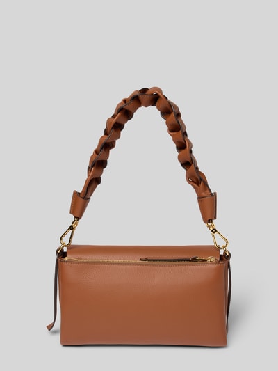 Coccinelle Torba na ramię z nadrukiem z logo model ‘Boheme’ Koniakowy 4