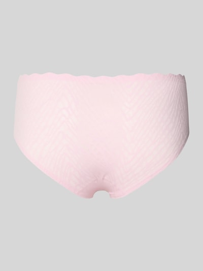 Sloggi Krój slim fit Figi w półprzezroczystym stylu Model 'Bliss' Różowy 3